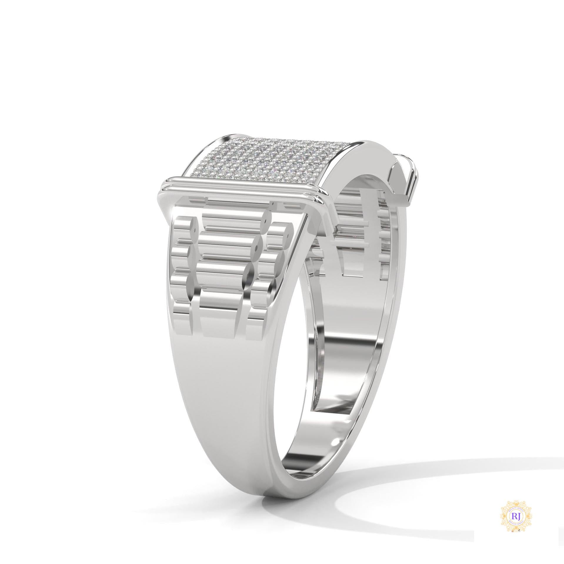 0.50 Ct. Men’s Lab Diamond Statement Ring