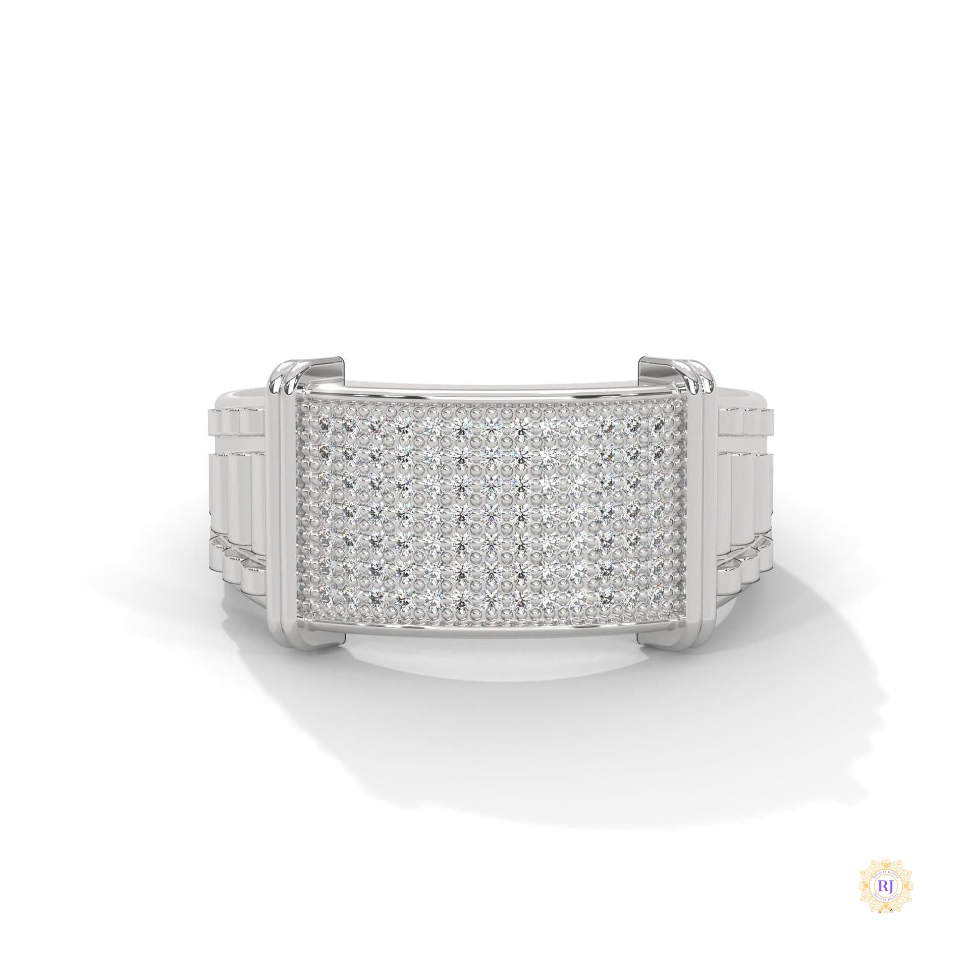 0.50 Ct. Men’s Lab Diamond Statement Ring