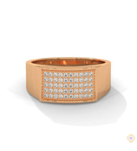 0.50 Ct. Men’s Pavé Lab Diamond Ring | Luxury Finish