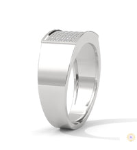 0.50 Ct. Men’s Pavé Lab Diamond Ring | Luxury Finish