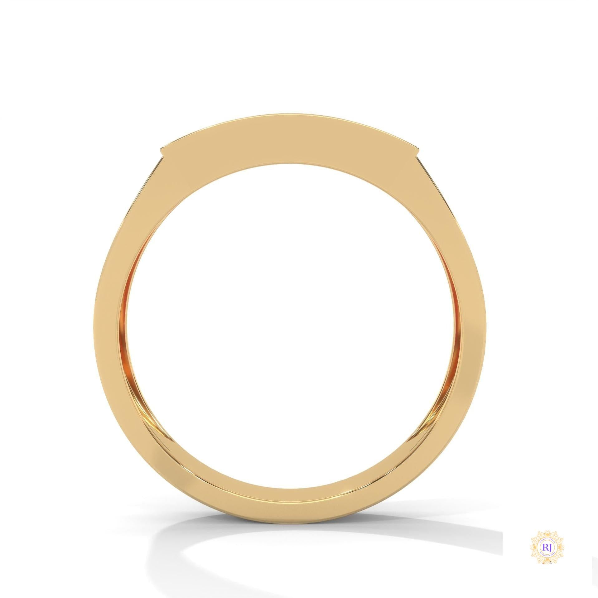 0.50 Ct. Men’s Pavé Lab Diamond Ring | Luxury Finish
