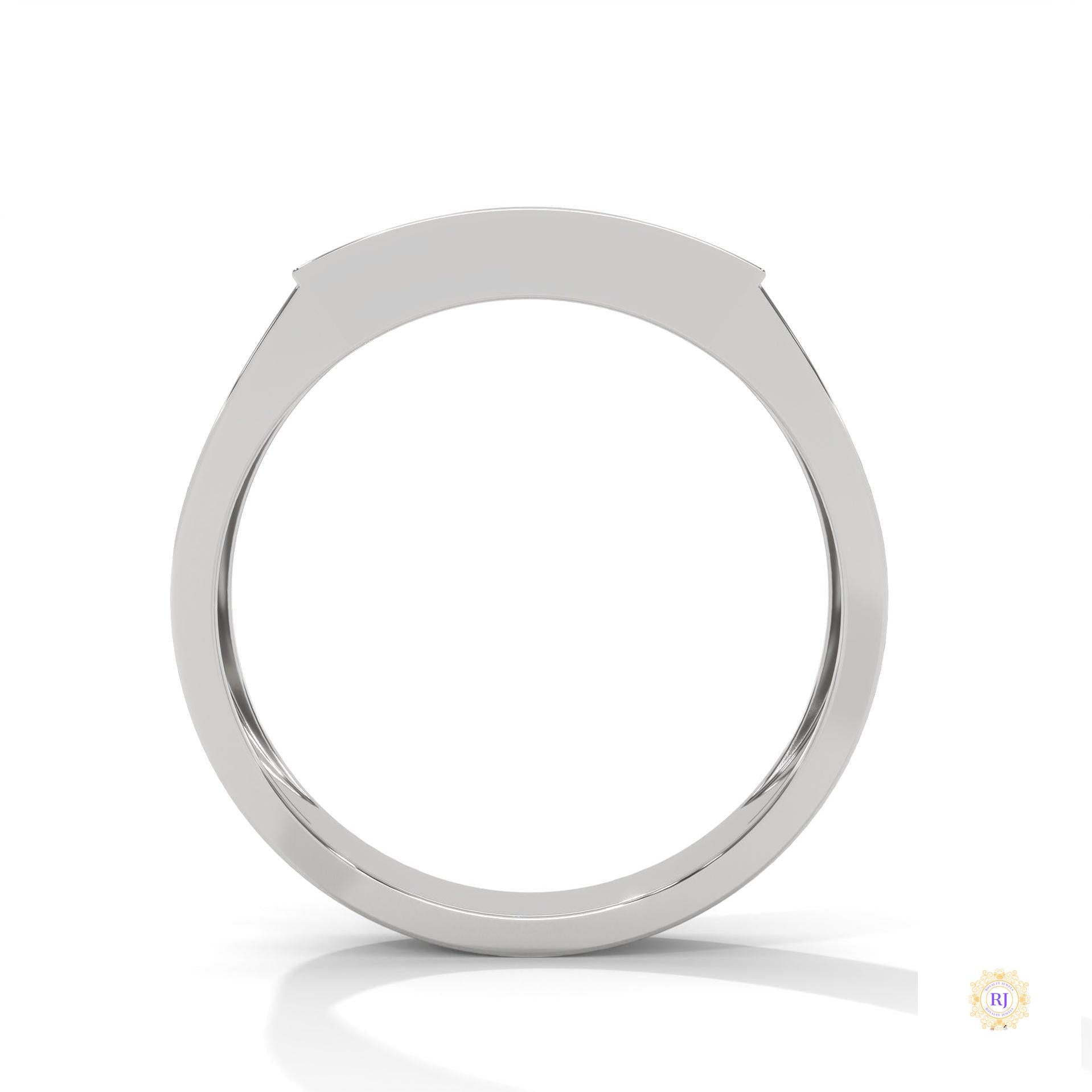 0.50 Ct. Men’s Pavé Lab Diamond Ring | Luxury Finish