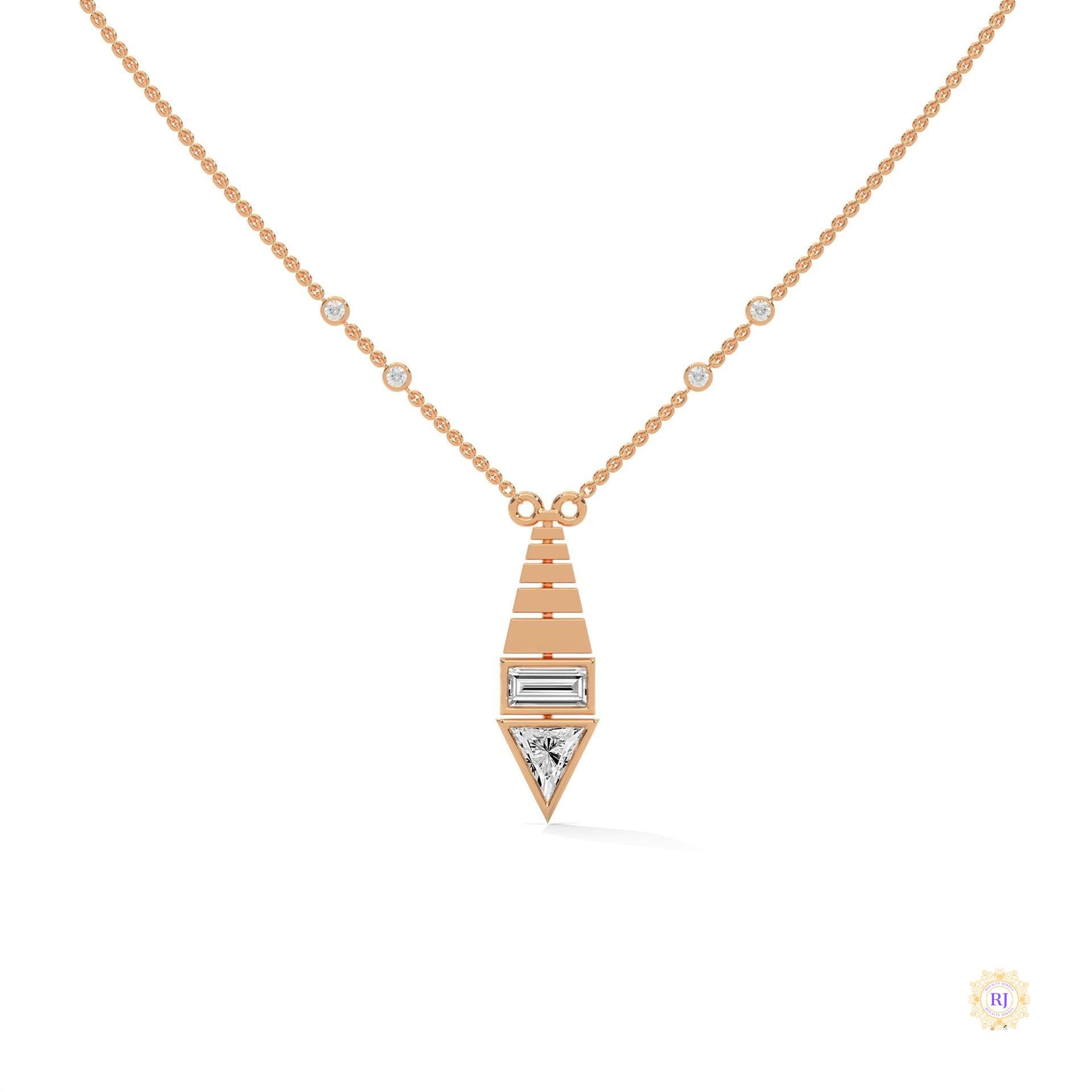 0.60 CT. Art Deco Diamond Pendant