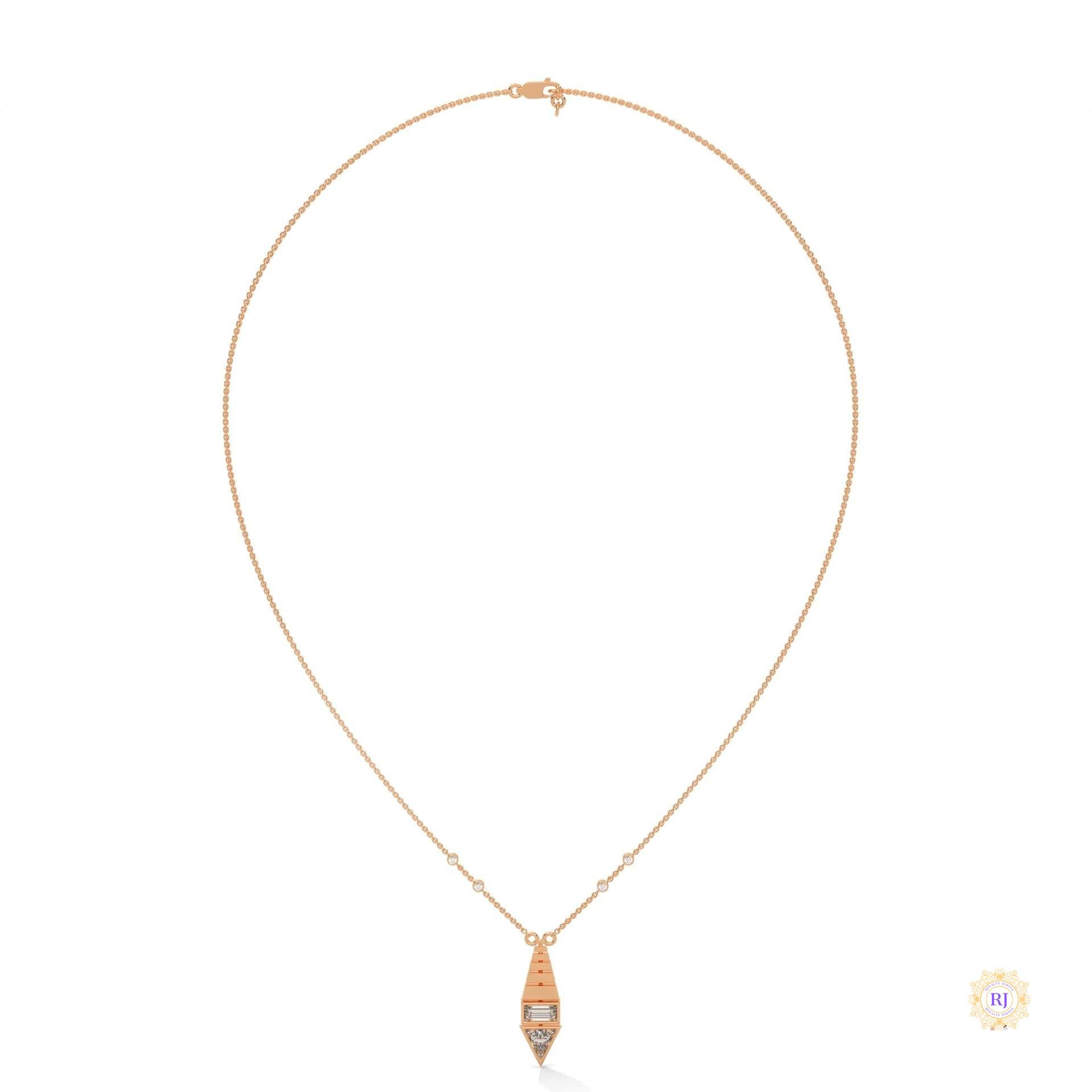 0.60 CT. Art Deco Diamond Pendant