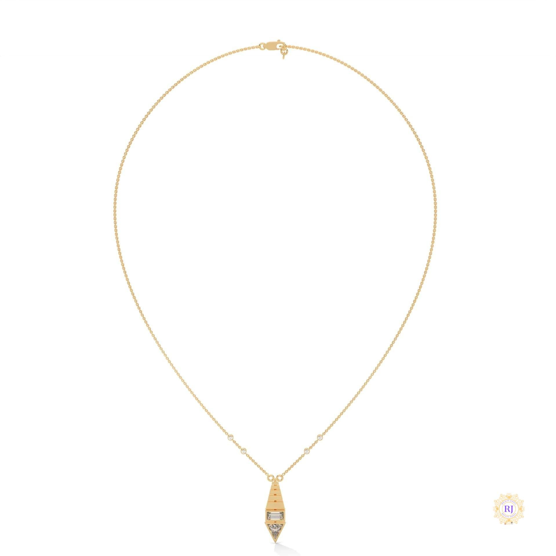 0.60 CT. Art Deco Diamond Pendant