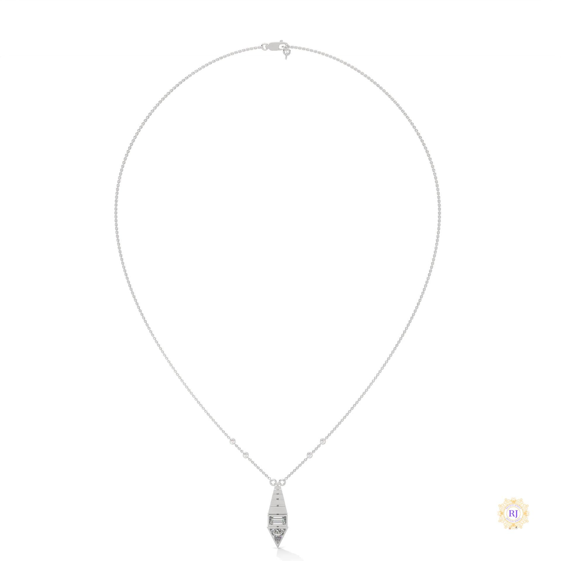 0.60 CT. Art Deco Diamond Pendant