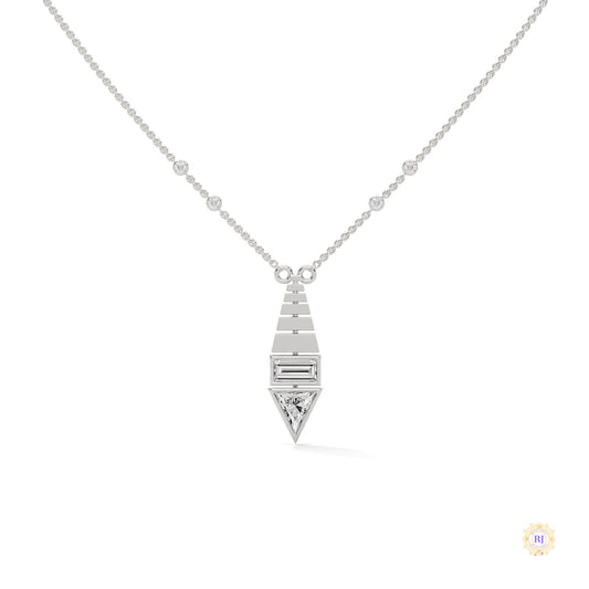 0.60 CT. Art Deco Diamond Pendant