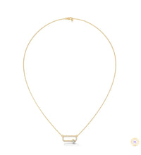 0.60 CT. Oval Link Diamond Pendant
