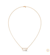 0.60 CT. Oval Link Diamond Pendant