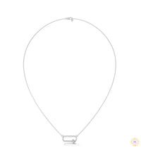 0.60 CT. Oval Link Diamond Pendant