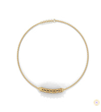 0.60 Ct. Princess Cut Bar Lab Diamond Bracelet