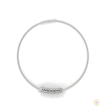 0.60 Ct. Princess Cut Bar Lab Diamond Bracelet