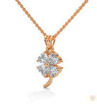 0.70 Ct. Diamond Four-Leaf Clover Pendant