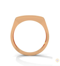 0.70 Ct. Men’s Wide Pavé Lab Diamond Ring | Luxury
