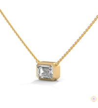 0.75 CT. Emerald-Cut Lab Diamond Pendant