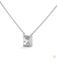 0.75 CT. Emerald-Cut Lab Diamond Pendant