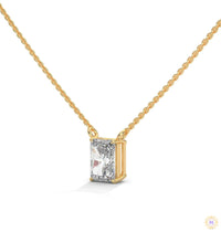 0.75 CT. Emerald-Cut Lab Diamond Pendant
