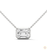 0.75 CT. Emerald-Cut Lab Diamond Pendant