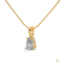 0.75 CT. Pear Lab Diamond Pendant