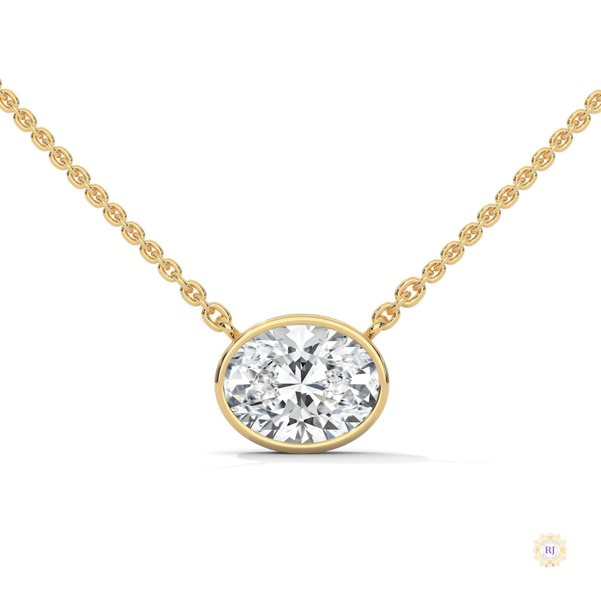 0.75 CT. Round Lab Diamond Pendant