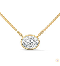 0.75 CT. Round Lab Diamond Pendant