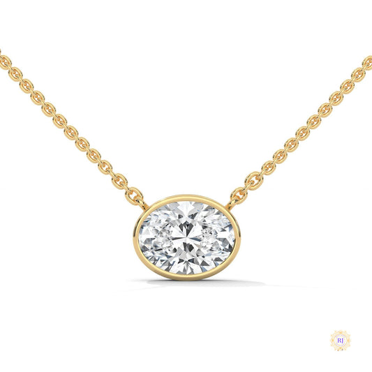 0.75 CT. Round Lab Diamond Pendant