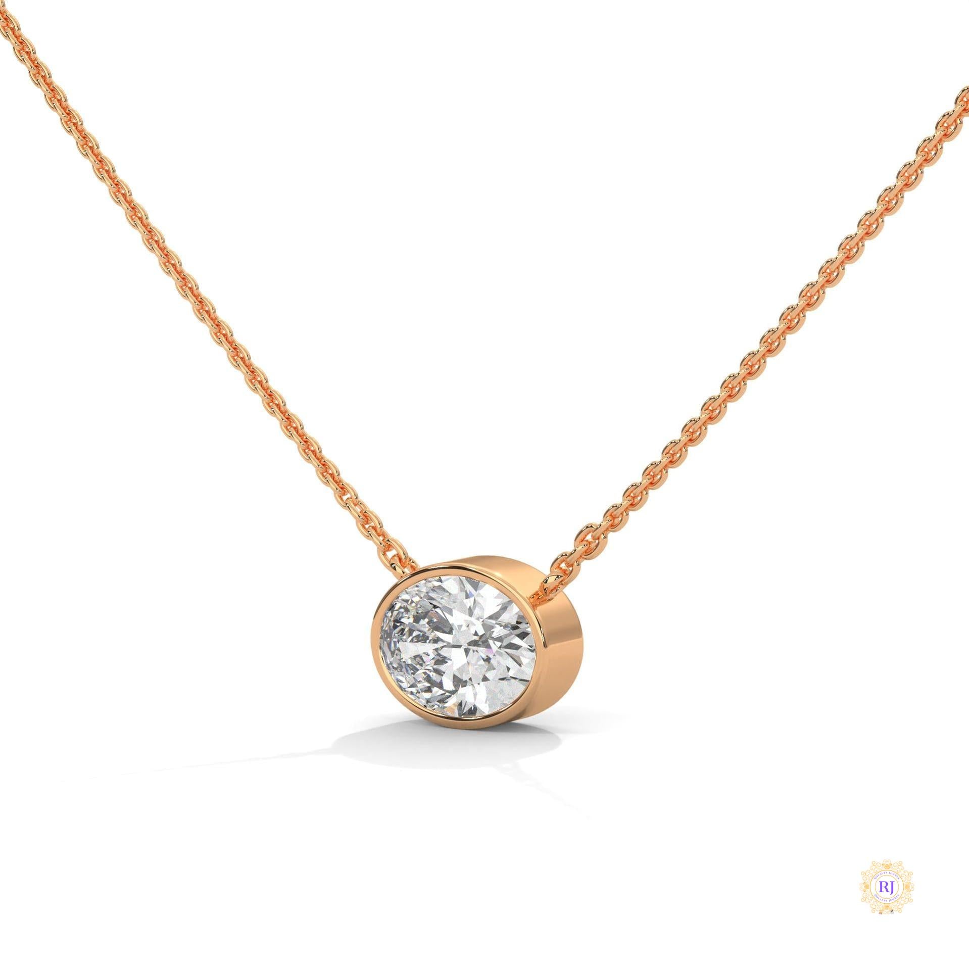 0.75 CT. Round Lab Diamond Pendant