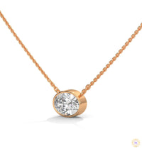 0.75 CT. Round Lab Diamond Pendant