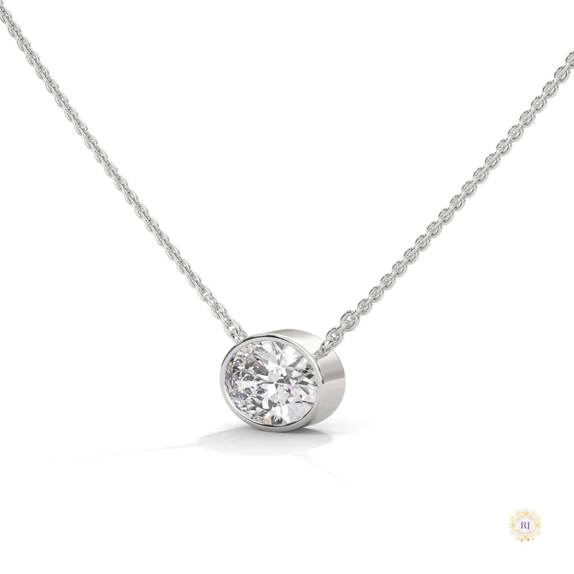 0.75 CT. Round Lab Diamond Pendant