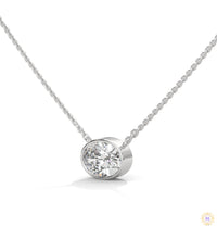 0.75 CT. Round Lab Diamond Pendant