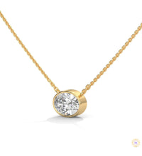 0.75 CT. Round Lab Diamond Pendant