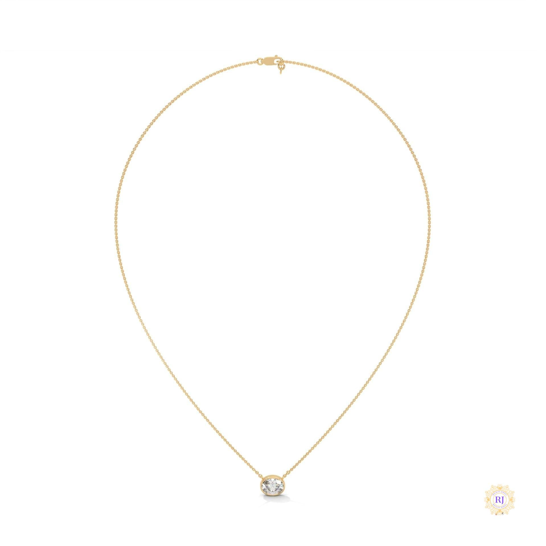 0.75 CT. Round Lab Diamond Pendant