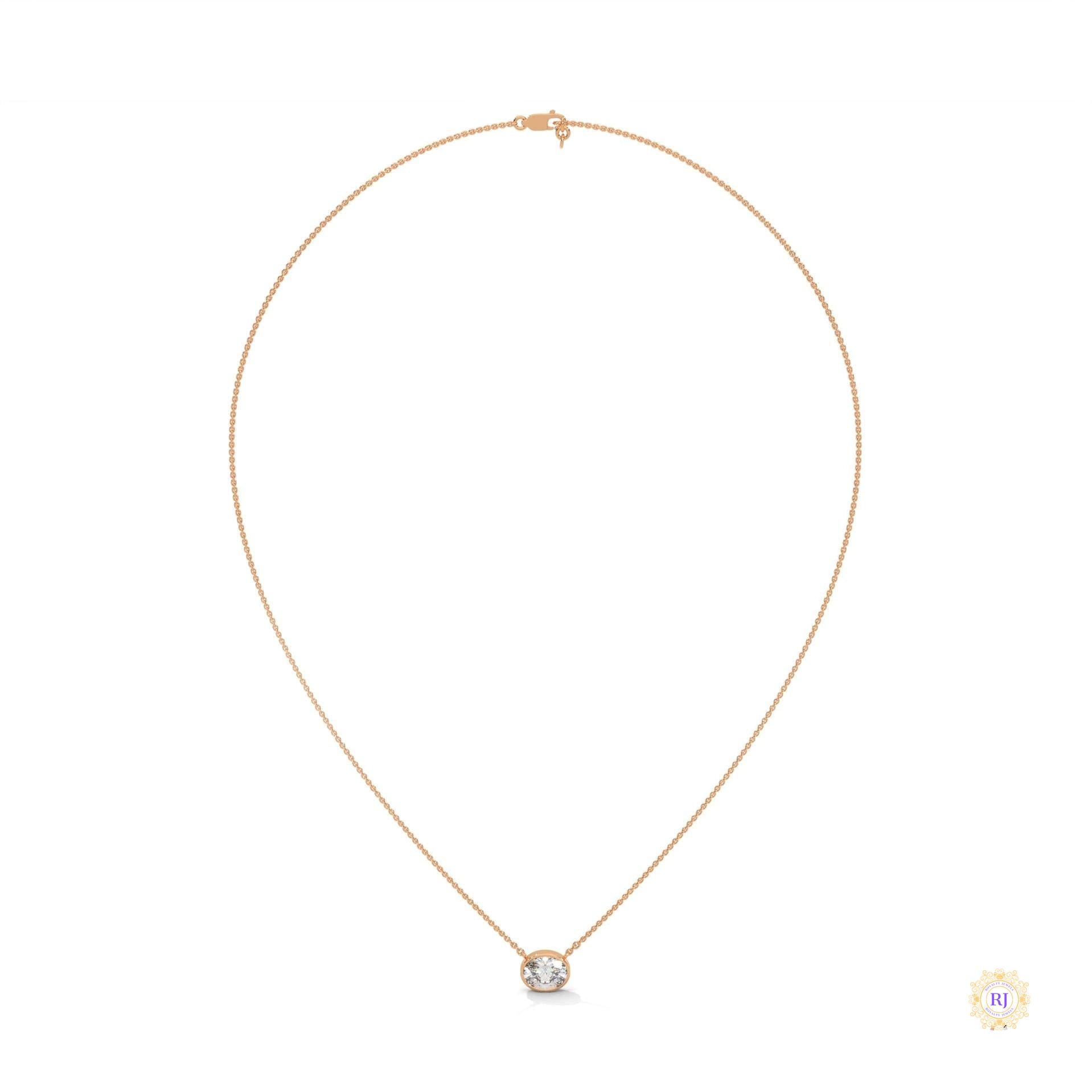 0.75 CT. Round Lab Diamond Pendant