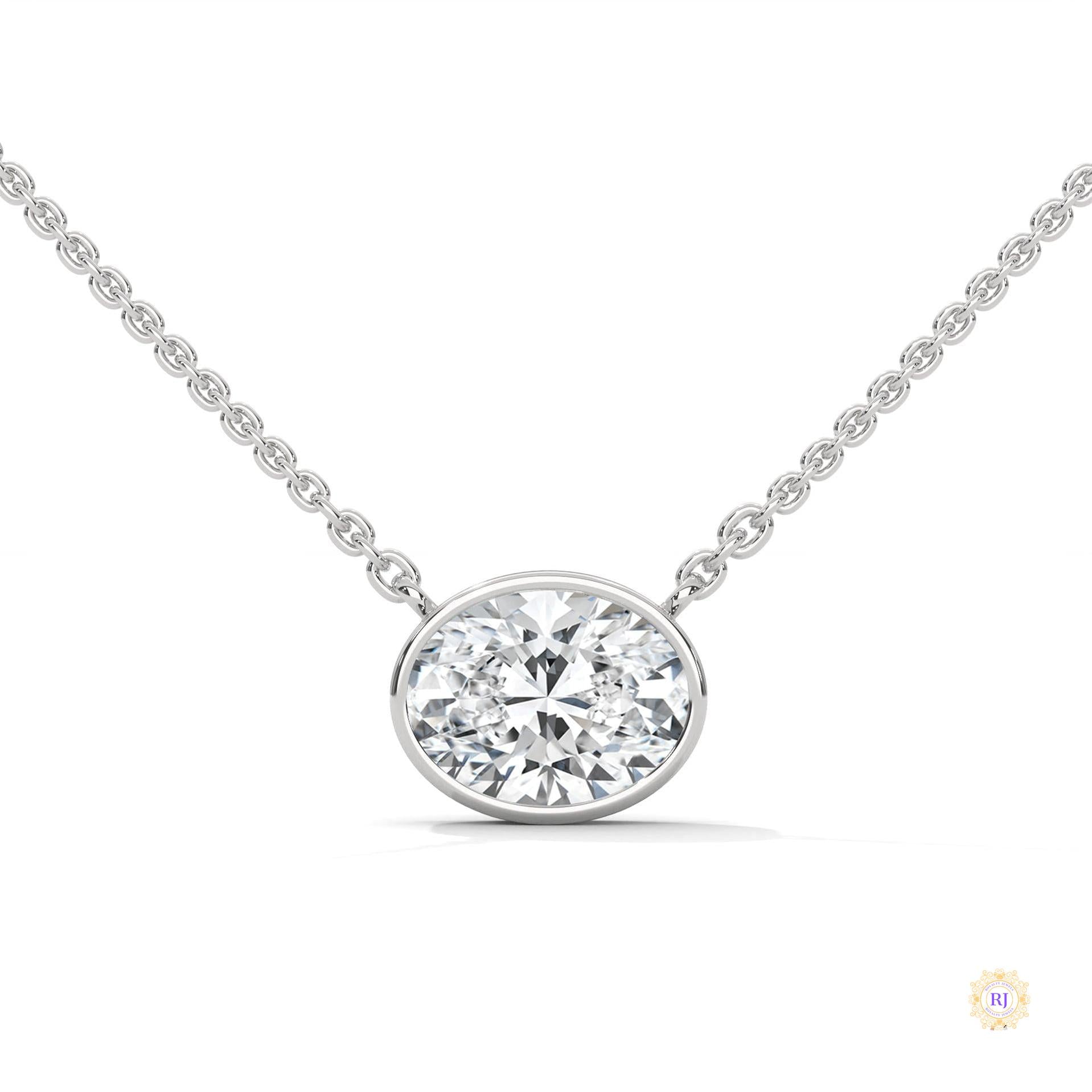 0.75 CT. Round Lab Diamond Pendant