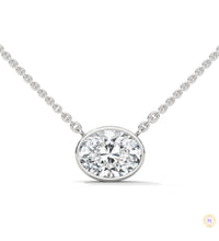 0.75 CT. Round Lab Diamond Pendant