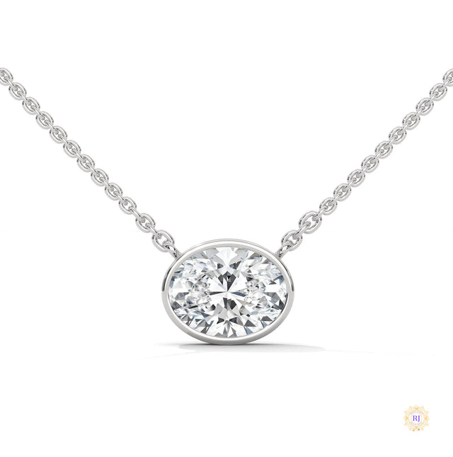 0.75 CT. Round Lab Diamond Pendant