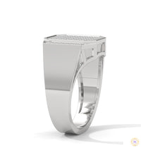 0.75 Ct. Lab Diamond Octagon Men's Ring