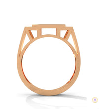 0.75 Ct. Lab Diamond Octagon Men's Ring