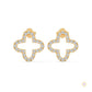 0.80 CT. Cross-Shaped Diamond Earrings