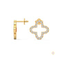 0.80 CT. Cross-Shaped Diamond Earrings