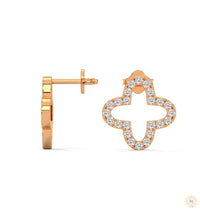 0.80 CT. Cross-Shaped Diamond Earrings