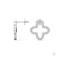 0.80 CT. Cross-Shaped Diamond Earrings