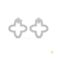 0.80 CT. Cross-Shaped Diamond Earrings