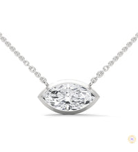 0.85 CT. Marquise Lab Diamond Pendant