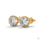 0.90 CT. Floral Lab Diamond Studs
