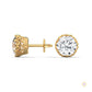 0.90 CT. Floral Lab Diamond Studs