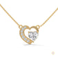 0.90 CT. Heart Diamond Pendant