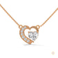 0.90 CT. Heart Diamond Pendant
