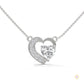0.90 CT. Heart Diamond Pendant