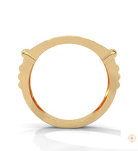 0.90 Ct. Curved Pavé Lab Diamond Men’s Ring